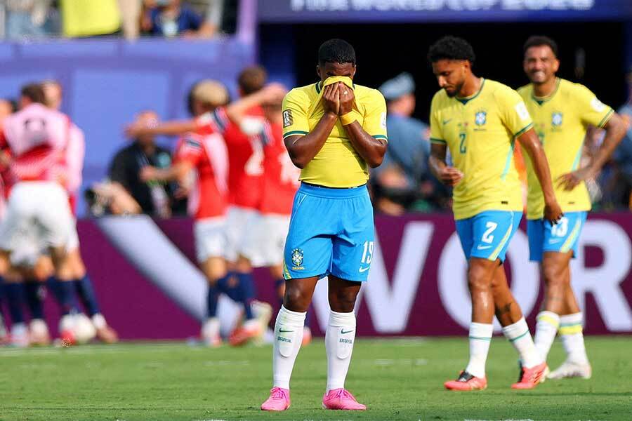 ﾌﾞﾗｼﾞﾙ人「見たか塩貝、これがﾌﾞﾗｼﾞﾙの力だ」→敗戦→「すみませんでした。あなたの言う通り弱い国です