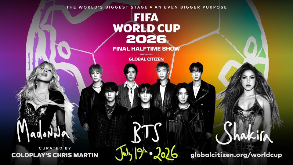 サッカーW杯決勝戦のハーフタイムショーに世界的人気グループBTSが出演決定！