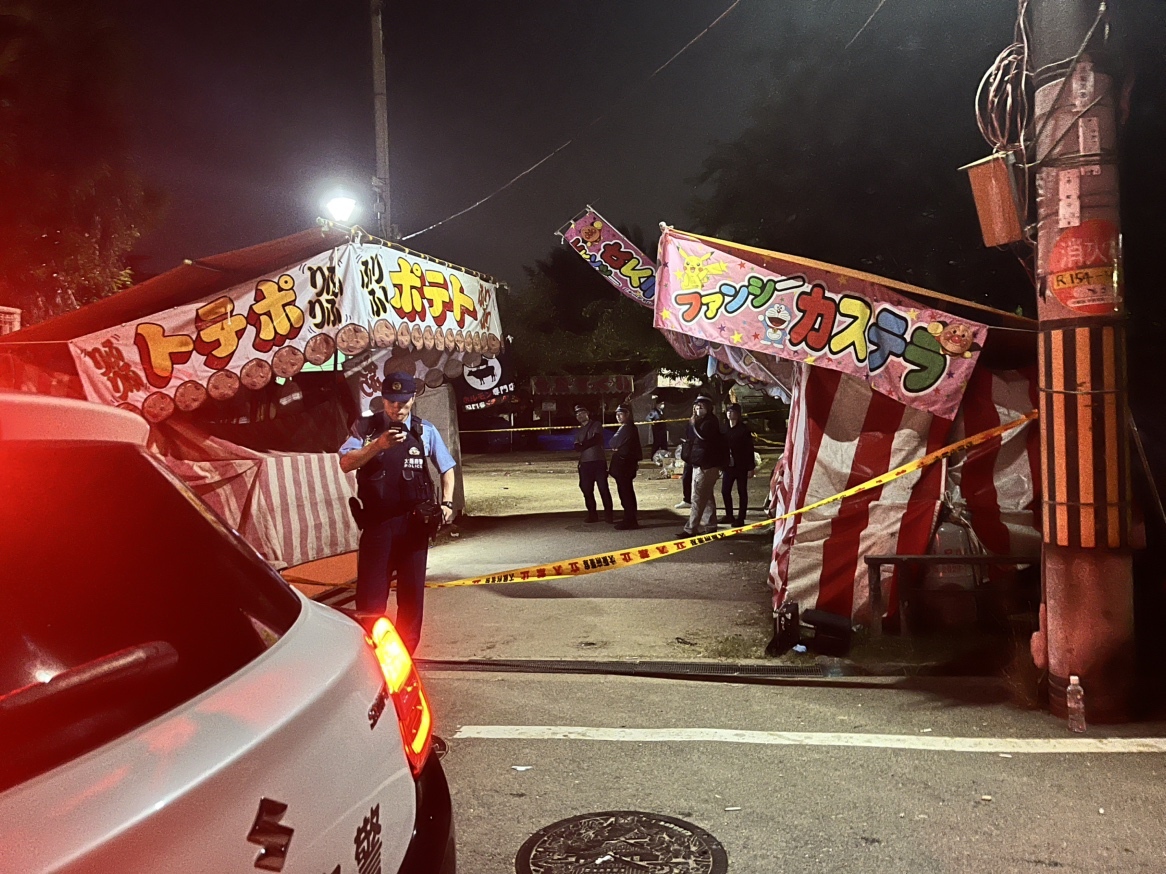 杭全神社の夏祭りでトラブル　２０歳男性脇腹など刺されケガ　大阪