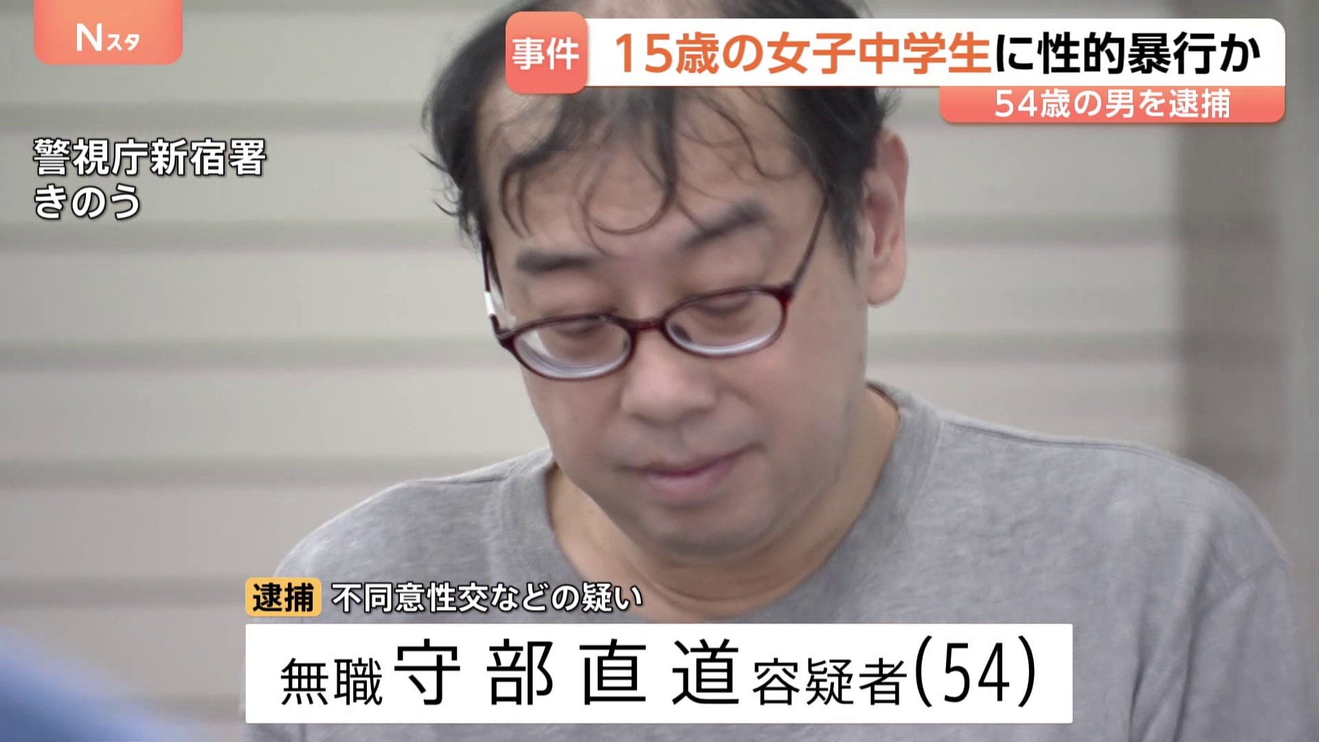 JCに無理やり酒を飲ませ性的暴行し撮影した無職の前頭部を撮影する凶悪事件発生
