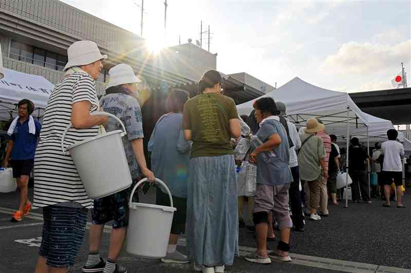 熊本　「水がない」