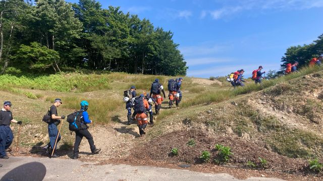家族から通報「山登りに行って帰らず」　おにゅう峠付近、滋賀県との県境　60代男性と連絡取れず