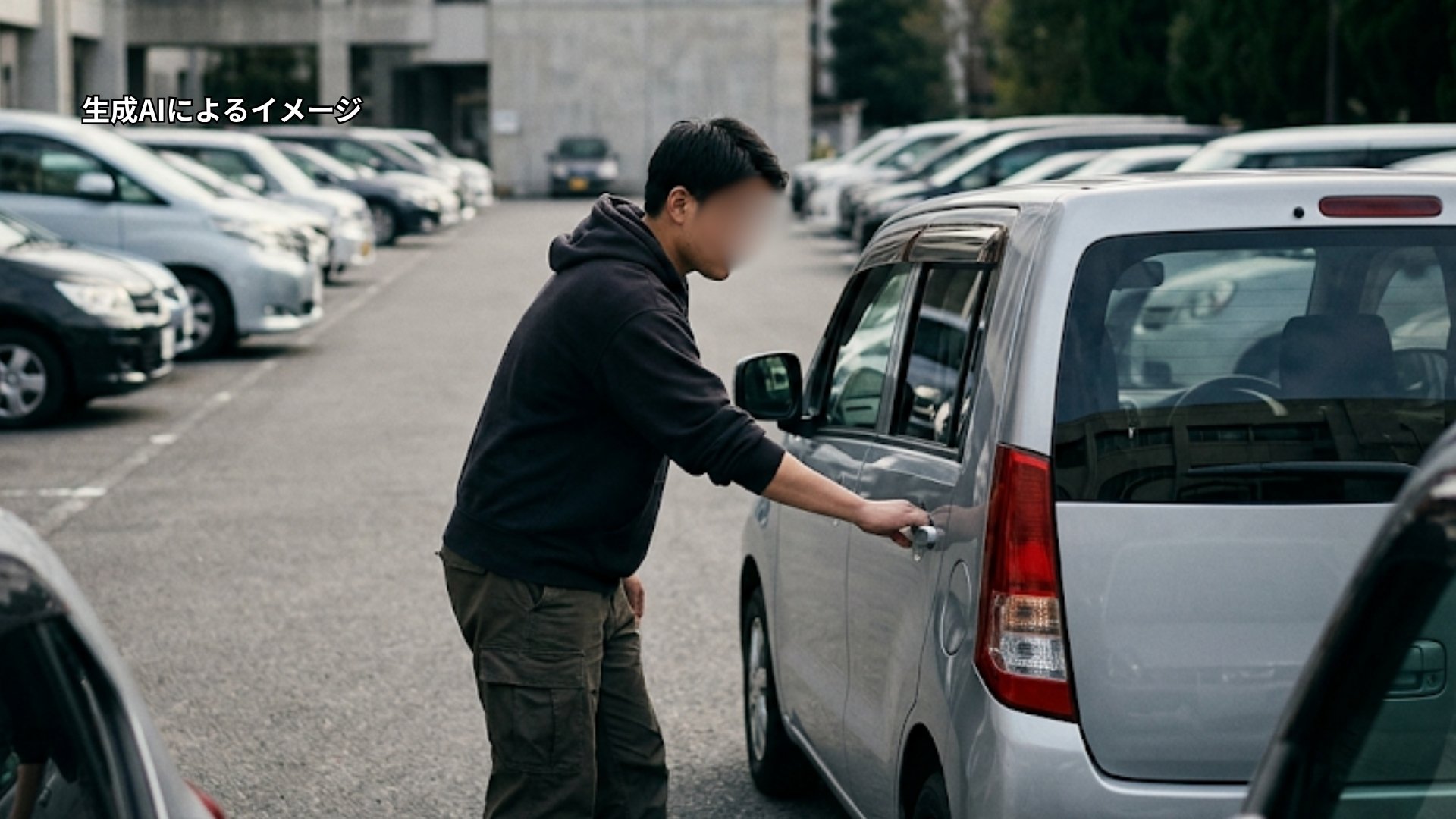 「ドアミラーが折り畳まれていない車は施錠されていない」 駐車場で車上荒らし繰り返す男ら6人を検挙