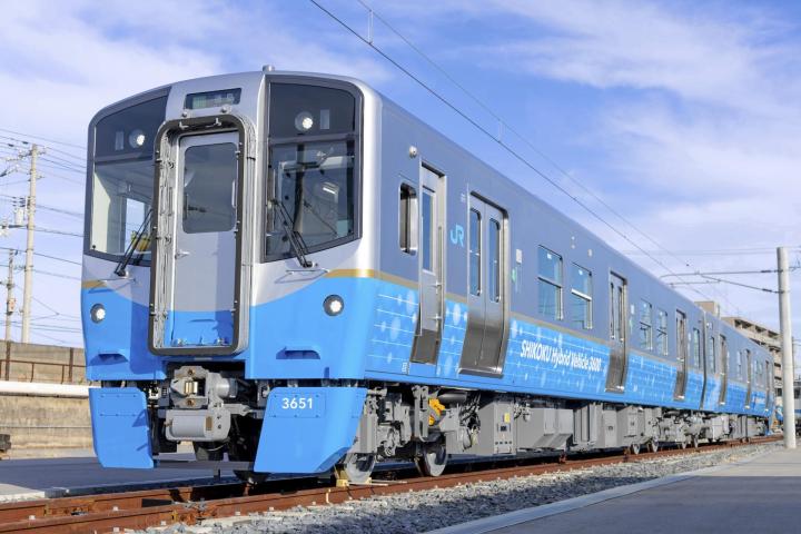 JR四国初ハイブリッド式ローカル車両「3600系」、徳島で6月27日デビュー