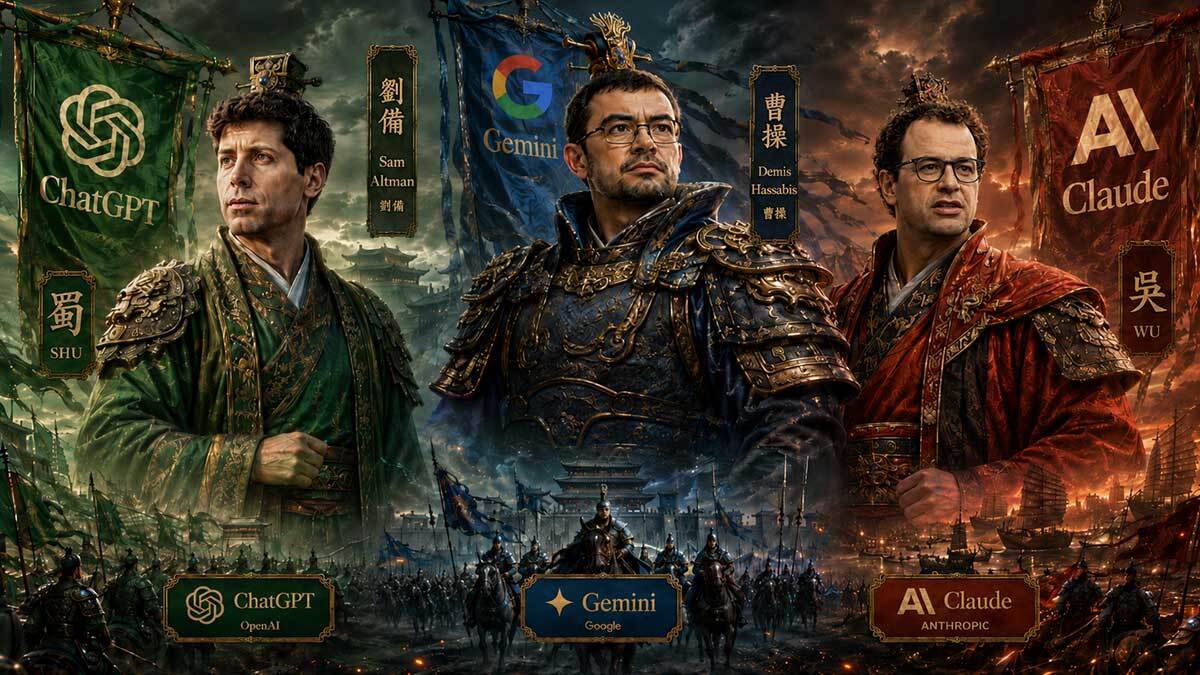 ChatGPTの市場シェアが初の50％割れ、Gemini・Claudeと「生成AI三国時代」に突入