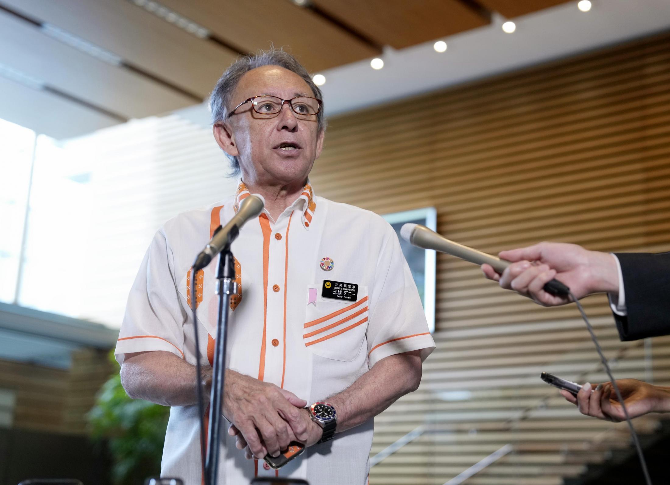 デニー知事「同志社国際が政治的中立に反すると判断された？関係ない平和学習を継続する」