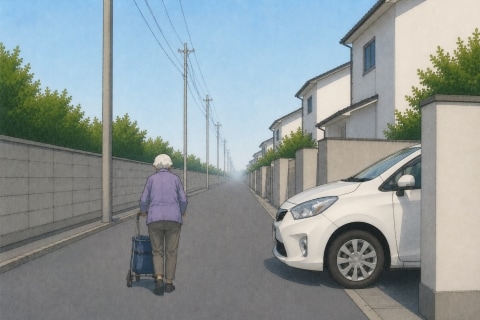 「どうして駐車スペースに収まる車を買わないの？」道路にはみ出す迷惑駐車