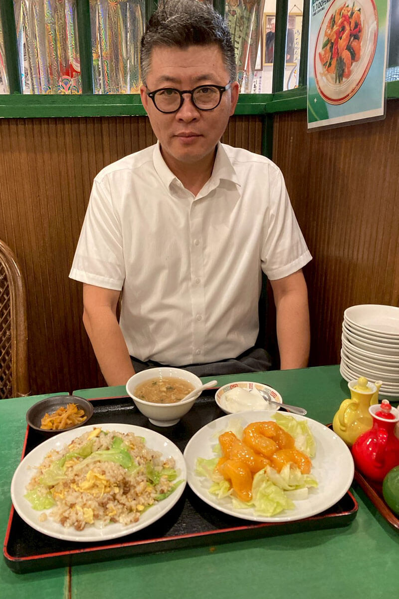 悠仁さま、エビマヨチャーハンセット・杏仁豆腐付き（1200円）をご堪能。お支払いはPayPayで