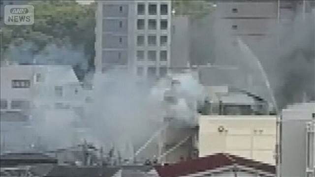 ストーブ発火　東京・北区の小学校火災　11人けが