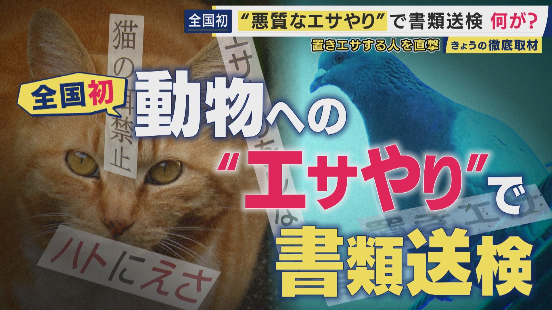 “迷惑なエサやり”　全国初の書類送検も“いたちごっこ”　自宅敷地内にまでエサが撒かれ